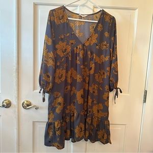 Anthropologie entro peasant dress